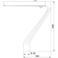 Dimension Drawing (without table) - JRP633 DGR