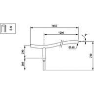 Dimension Drawing (without table) - JRB435 MBP-S 1200 60 60 RAL