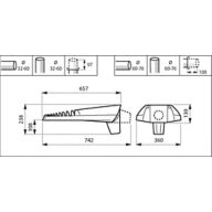 Dimension Drawing (without table) - VGP704 80 4S 830 48V III DM10 42/60S