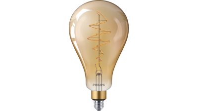 LED Filament Bulb Amber 40W A160 E27