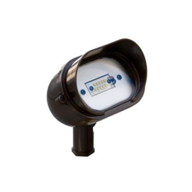 Floodlight, Bronze, 10.6W LED, 4000K, 120V