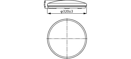 Φωτιστικό οροφής Adria Ceiling 17W