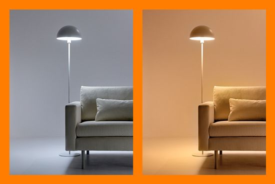 White standing light clearance