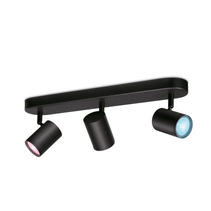 Gros plan de l'avant de 3 spots orientables IMAGEO