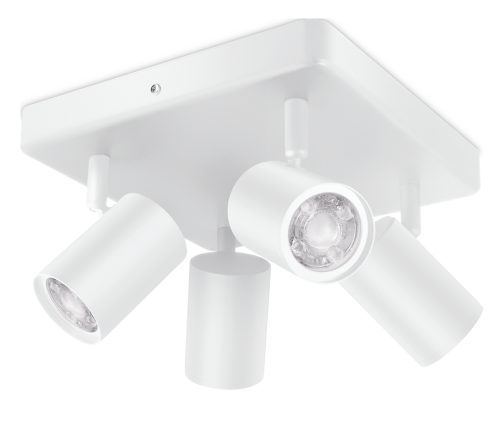 Spotlamper IMAGEO 4 x justerbare spots, firkantet plade