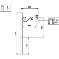 Dimension Drawing (without table) - JGB700 MBP-S 450 60 RAL