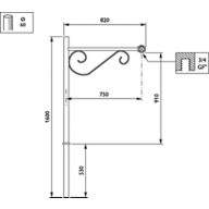 Dimension Drawing (without table) - JGB700 MBP-S 750 60 RAL