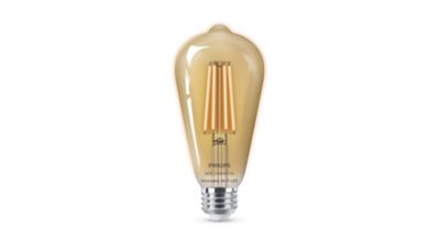 Smart LED Filament Bulb amber 5W (Eq.40W) ST19 E26