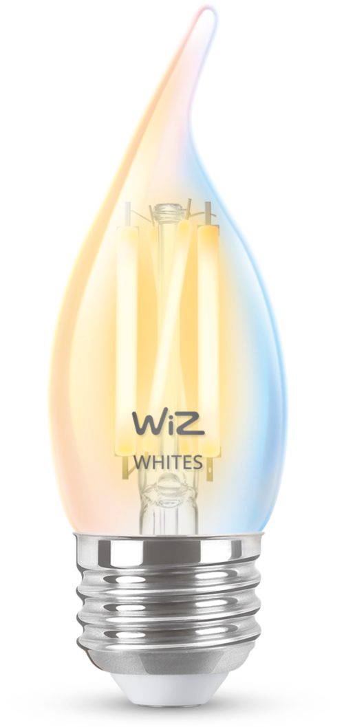 LÁMPARA DE FILAMENTO Foco de filamento transparente de 40 W BA11 E26