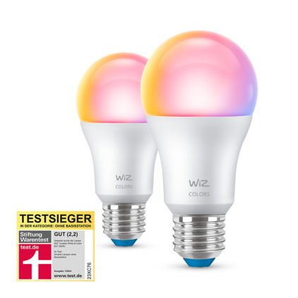 Nahaufnahme der Vorderseite von Lampe 60W A60 E27 x2