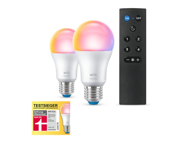 main.alt.text.RTP.Lampe 60 W A60 E27 x2 mit Fernbedienung