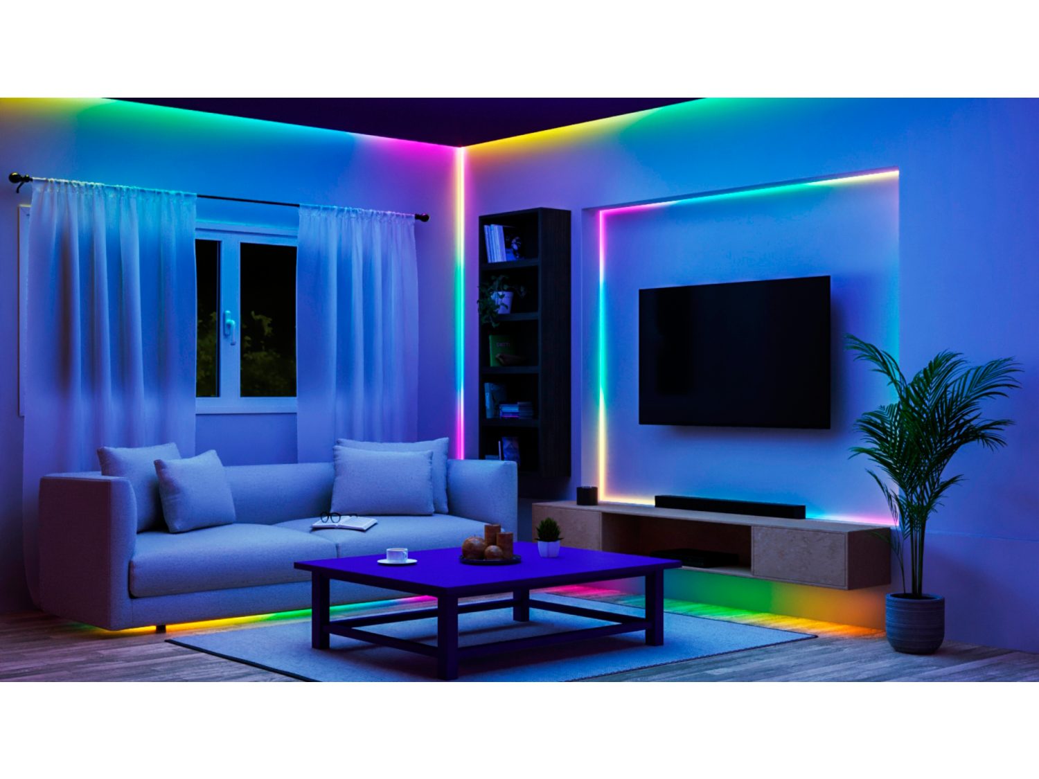 Light Strip LED Strip RGBIC 16.4ft WiZ