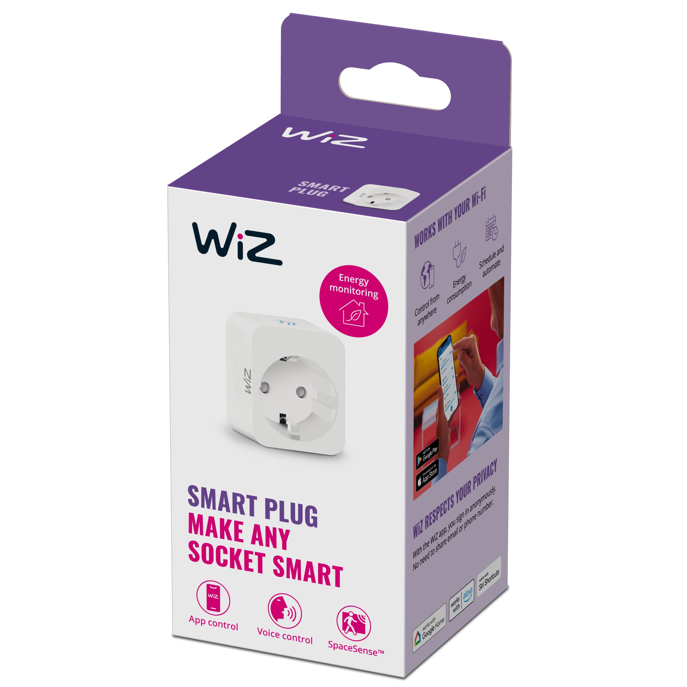 WiZ Smart Plug mit Verbrauchsmessung