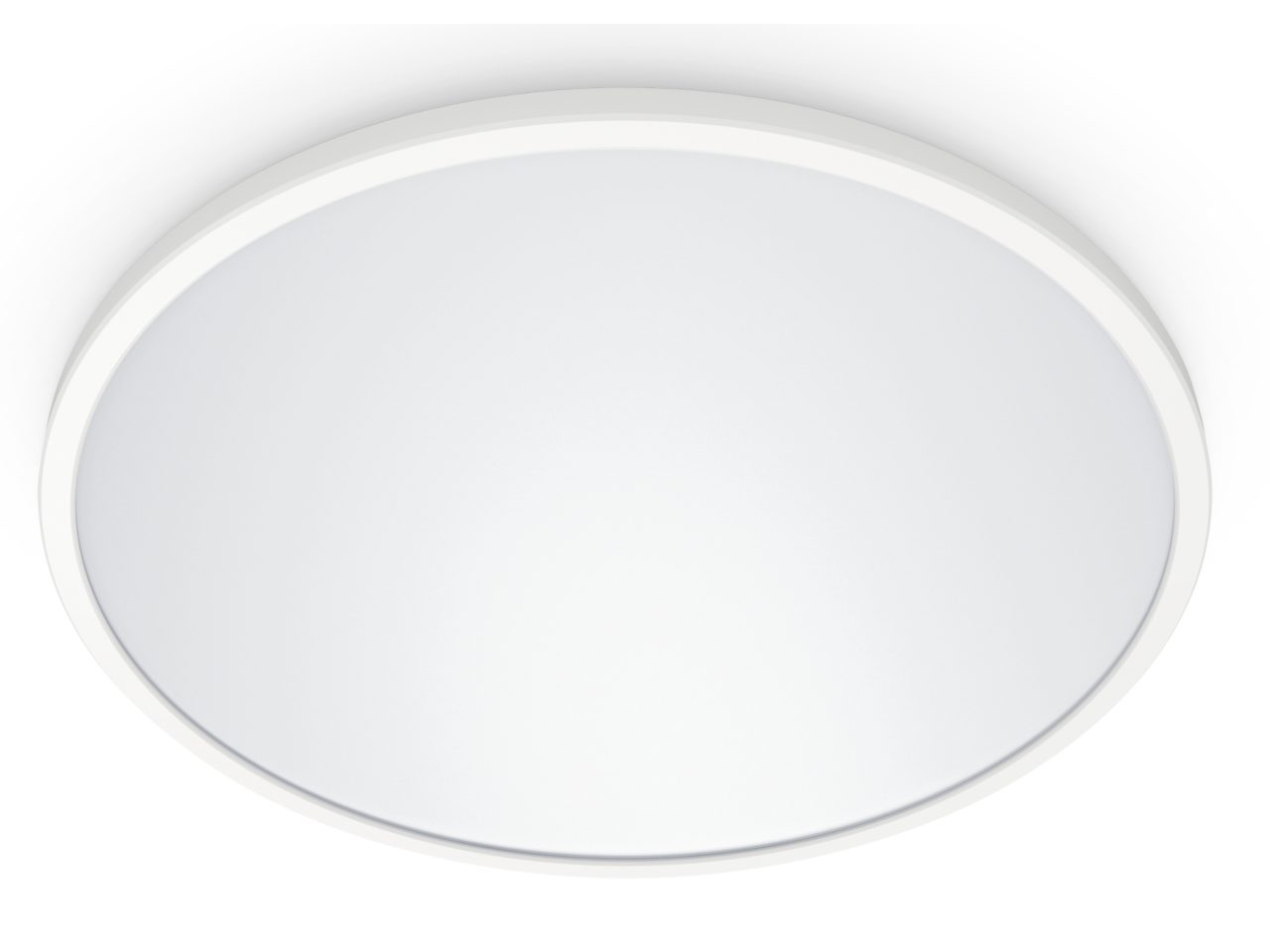 WiZ - LED RGB dimbare SUPERSLIM plafondlamp LED/32W/230V Wi-Fi zwart