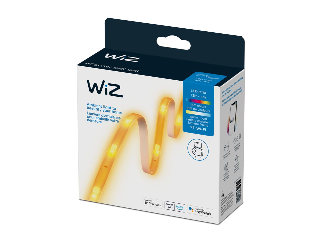トップス Buffer Lightning Wiz White 4 Light Strip LED Strip 13ft | WiZ
