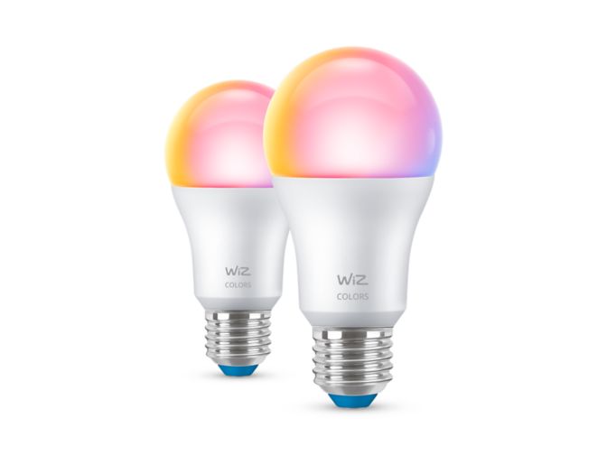 Nahaufnahme der Vorderseite von Lampe 60W A60 E27 x2
