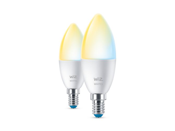Zbliżenie przedniej części produktu Świeczka 40 W C37 E14 x2