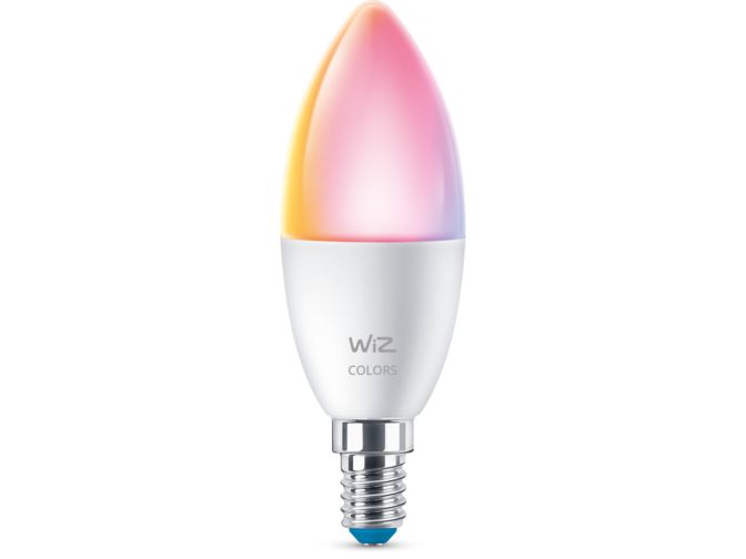 Gros plan de l'avant de Ampoule flamme 40W C37 E14
