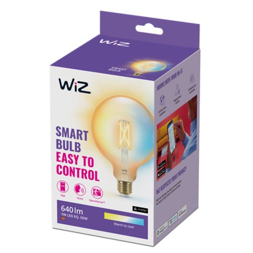 LED-Lampe Filament Amber G125 E27