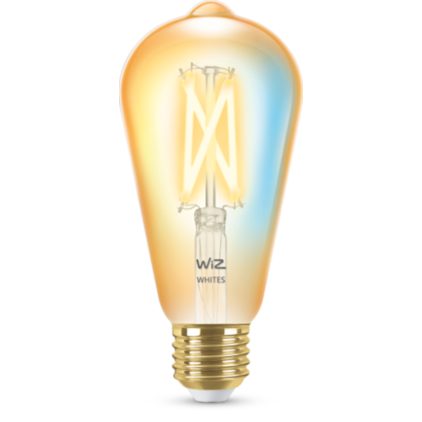 Close up of front of Filament Bulb Amber 50W ST64 E27