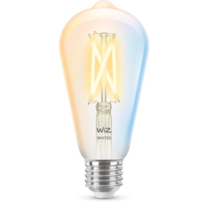 Close up of front of Filament Bulb Clear 60 W ST64 E27