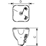 Dimension Drawing (with table) - CPL 330 Ultra-V UNP