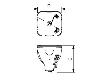 Dimension Drawing (with table) - CPL 330 Ultra-V UNP