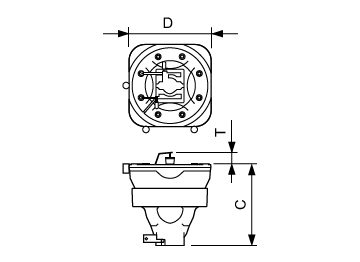 Dimension Drawing (with table) - MSD Platinum 11 R 1CT/8