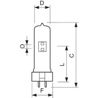 Dimension Drawing (with table) - MSD 575 1CT/16