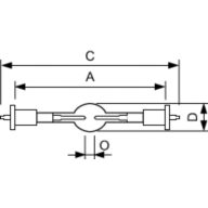 Dimension Drawing (with table) - MSR Gold 700 SA/2 DE 1CT/4