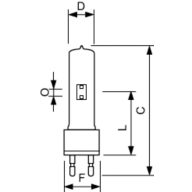 Dimension Drawing (with table) - MSR 1200/2.1CT/3