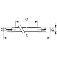 Dimension Drawing (with table) - TUV 130W XPT SE UNP/20