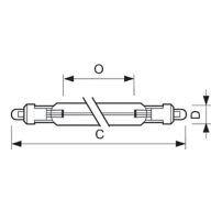 Dimension Drawing (with table) - TUV 335W WP XPT SE UNP