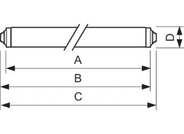 Dimension Drawing (with table) - TL 100W/01 SLV/10