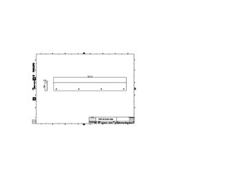 Dimension Drawing (without table) - ZCP385 L52 glare shield (16 pcs)