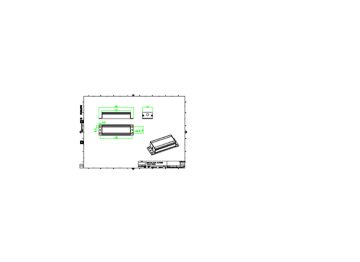 Dimension Drawing (without table) - ZXP399 DMX amplifier 24V 4P