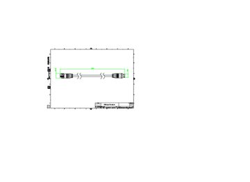 Dimension Drawing (without table) - ZXP399 Jump 2P DC cable 2m (10 pcs)