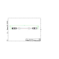 Dimension Drawing (without table) - ZXP399 Jump 5P DMX connector (10 pcs)
