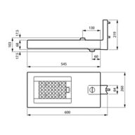Dimension Drawing (without table) - BVP730 LED60-4S/740 II PSD D9 DM50 FG DG