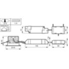 Dimension Drawing (without table) - RS151B  LED12-WB-/840 D78 WIA PI6 WH