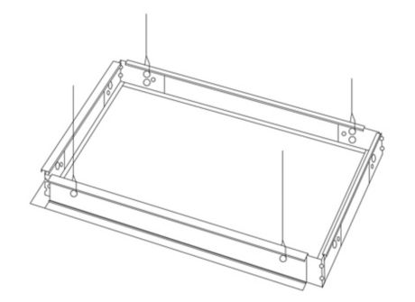 1x4 Flange mounting kit