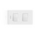 Switches & Sockets 1 Gang 3 Way Switch with Grid