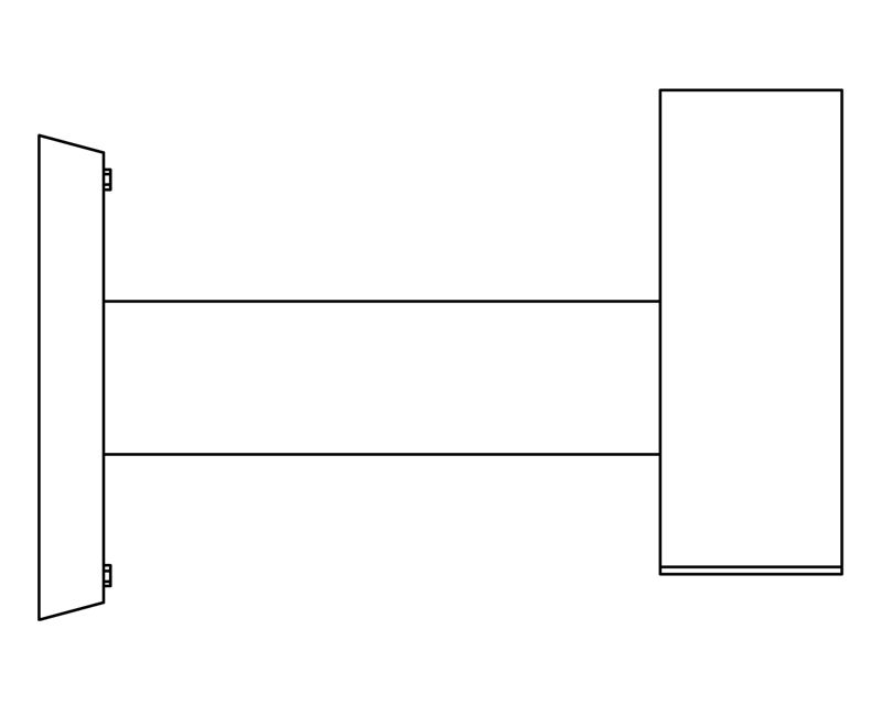 Post-Top Fixtures - Wall Mounting Arms (PTW Series)