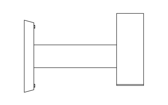 Post-Top Fixtures - Wall Mounting Arms (PTW Series)