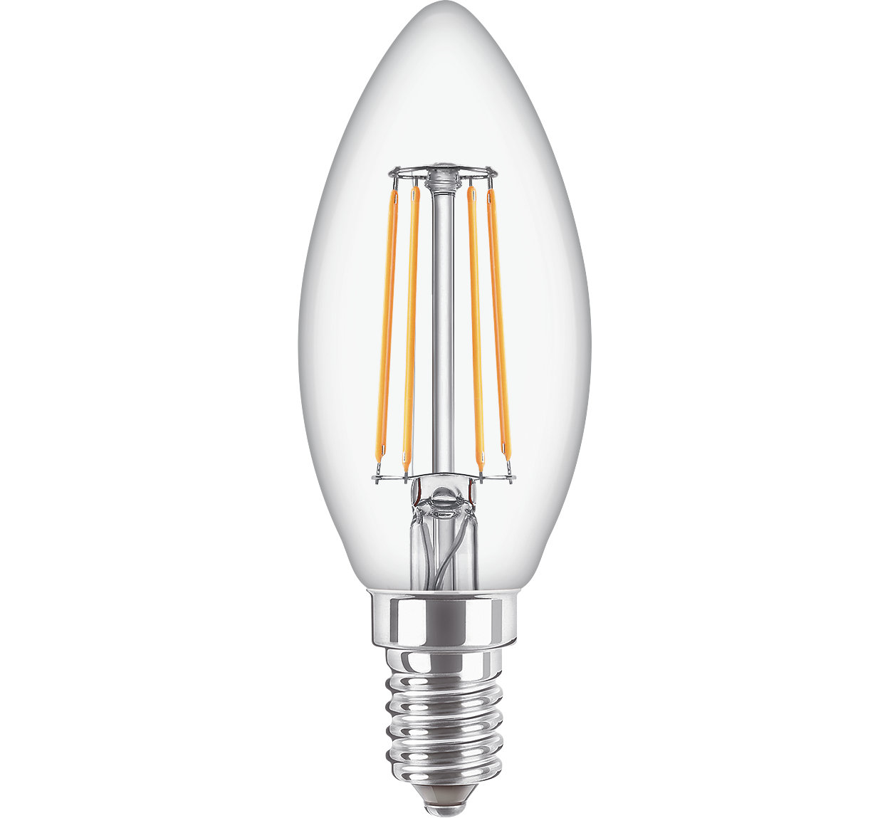 De LED-kaarslamp combineert de klassieke vorm van gloeilampen met de voordelen van duurzame LED-technologie en is geschikt voor dagelijks gebruik