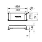 Dimension Drawing (without table) - EVP632 S 220-240 770W FIX