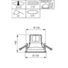 Dimension Drawing (without table) - RS771B 27S/830 WIA-E MB WH