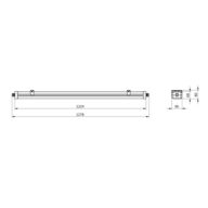 Dimension Drawing (without table) - WT490C 80S/840 PSU WB TW3 WA7 L1200