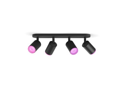 Hue White and Colour Ambiance Fugato quadruple spotlight