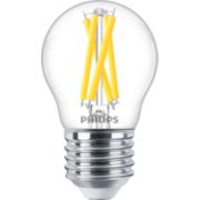 Philips (PHL) Led Filamentkaarslamp helder 60W P45 E27